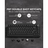 Womier Keycaps, Custom PBT Doubleshot Keycaps 60 65 75 100
