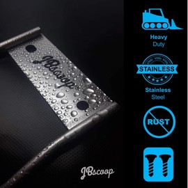 JBscoop Garden Hose Holder Stainless Steel Small Wall Mount Garden Hose Hook, Ideal for Water, Air, Hydraulic Hose, Ropes, Extension Cords Heavy Duty & Rust Proof, Size:6.3x7x6.3 Set of 1