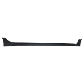 IKON MOTORSPORTS, Side Skirts Compatible With 2016-2021 Honda Civic 4dr Sedan, HFP Style Black PP Side skirt Rocker Moulding Air Dam Chin Diffuser Bumper Lip Splitter