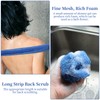 4 Pcs Long Nylon African Wash Net Sponge, Bath Sponge,