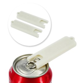 Intulon Compact Soda Can Tab Opener, Fits in Pocket (Off White, Regular (2 Pack))