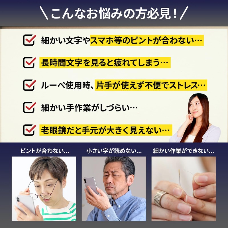 Dr. Magnifier Approx. 1.6x Gray Demi with Serial Number