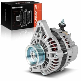 A-Premium Alternator Compatible with Infiniti G20 1999 2000 2001 2002 2.0L, 12V 90A 6-Groove Pulley Clockwise, Replace# A002TB0491A