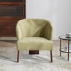 GDFStudio Modern Accent Chair with Round Backrest,Mid-Century Lounge Chairs with