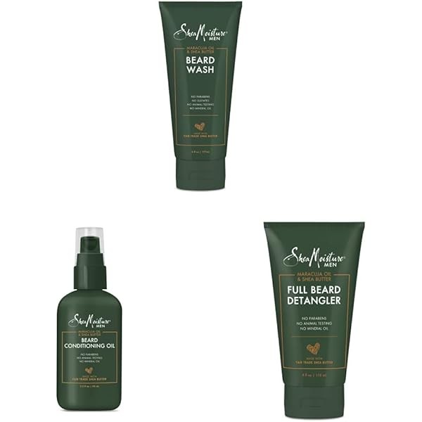 SheaMoisture Beard Wash & Shea Butter to Deep Clean and