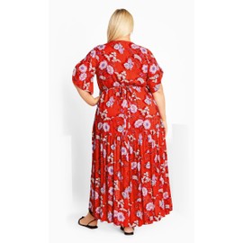 Avenue Women's Plus Size Val Print Dress