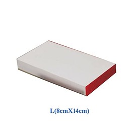 SNAWOP Almohadillas de mezcla dental, 300 hojas de papel desechable con revestimiento de poliéster, tamaño pequeño/mediano/grande (14 x 8 cm)