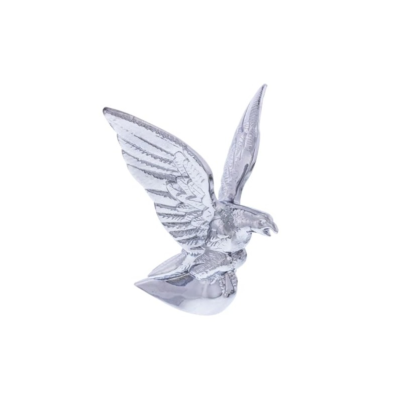 United Pacific 72007 Chrome American Eagle Hood Ornament, Metal Construction,
