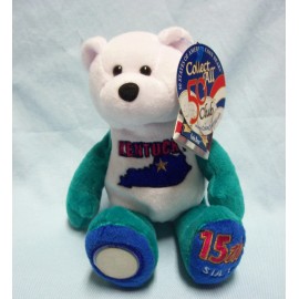 Limited Treasures COIN BEAR #15 KENTUCKY By Ltd Treasures State Quarter Coin Collectible Bear-(A1)