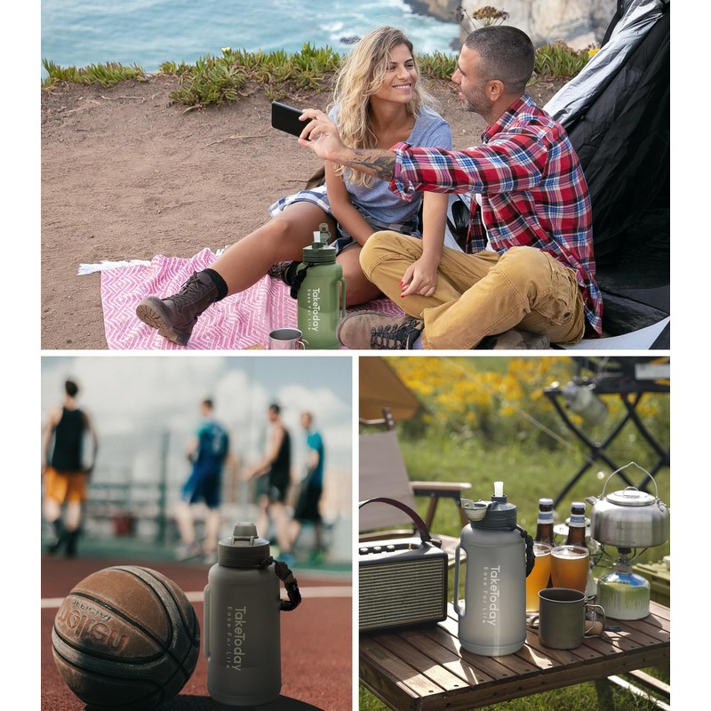 Botellas de agua de 2 litros para hombres y mujeres