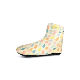 Duukies Girls' UV Beach Socks Paint Yellow Orange Multicoloured - Multicolour - 22/23 EU