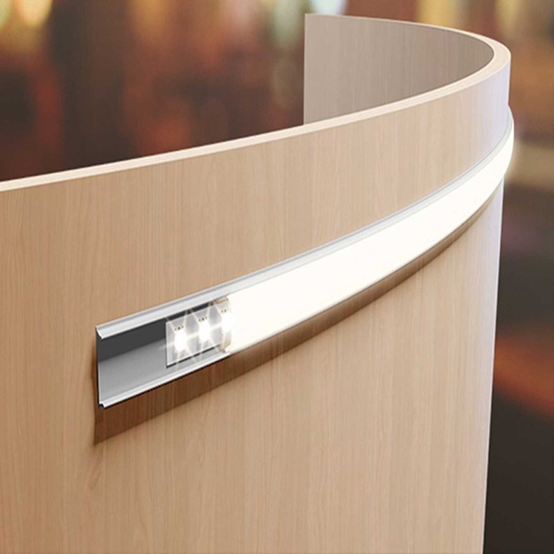 Flexible 2-Metre Aluminium Profile Flex (FX), 2-Metre Anodised Aluminium Profile