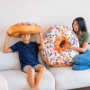 Much Comfort 31" 3D Sprinkle Donut Throw Pillow - Made