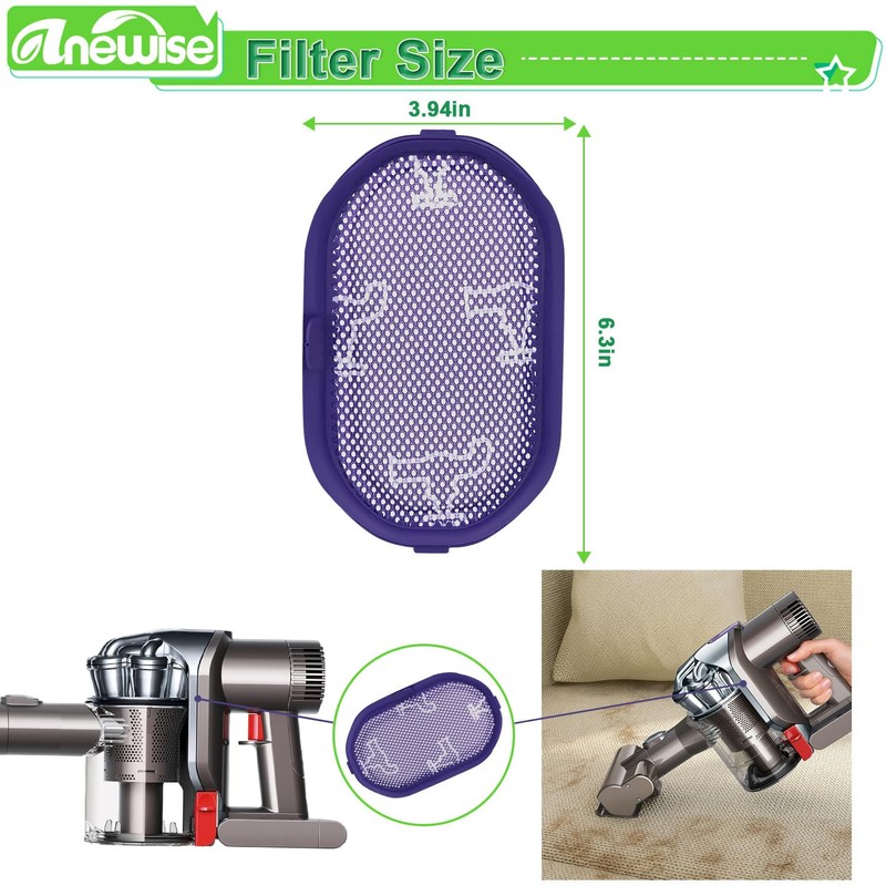 Anewise 4Pk Filter for Dyson DC44 Animal, DC35, DC31, DC56,