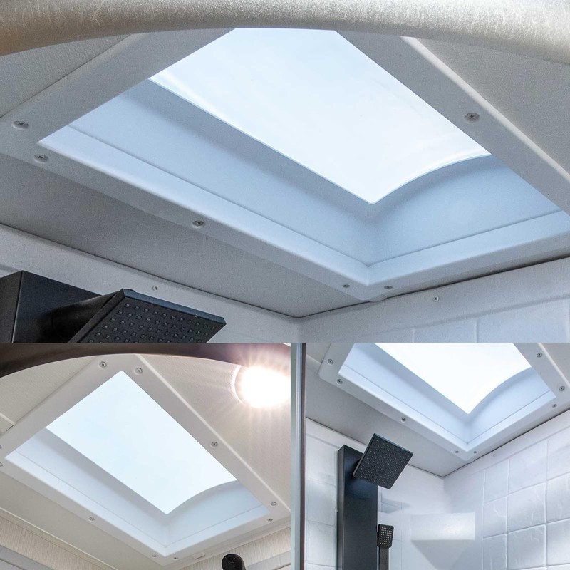RV Skylight Replacement Bundle,18" x 26" RV Shower Skylight Cover