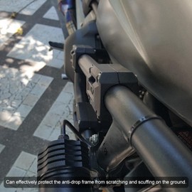 TKSE Protective Bumper Block, 2 Pairs Motorcycle Engine Protection Bumper Block Protection Decoration 22/25/28 mm Suitable for R1200GS R1150GS