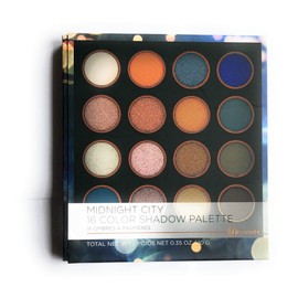BH Cosmetics 16 Color Eyeshadow Palette, Midnight City                                                                                                