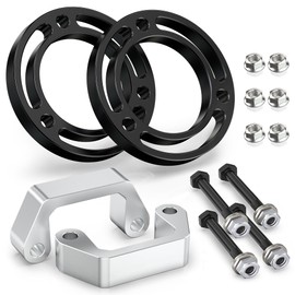 RENO 3.5" Front Leveling Kit, Upper+Lower Strut Lift Spacers Compatible with 2007-2025 Silverado Avalanche Suburban Tahoe 1500 / Sierra Yukon 1500 2WD 4WD (Aluminium, 4Pcs)