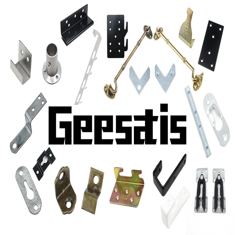 Geesatis 6 Pcs Tile Display Hanger Brackets Wall Hanger Fastener