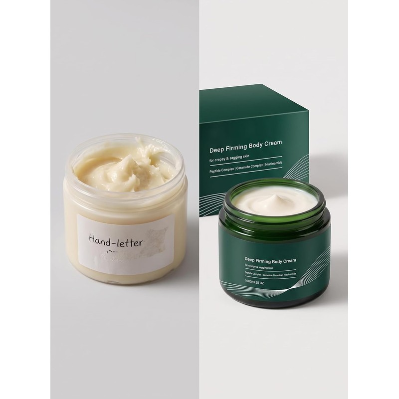 Deep Firming Body Cream, 3.53 Oz Peptide Ceramide Moisturizer Body