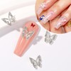 20PCS Star Nail Charms for Nail Art 3D Silver Alloy