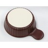 Reddish Brown One-Handed Ajillo Ajillo Pot, Diameter 5.9 inches (15