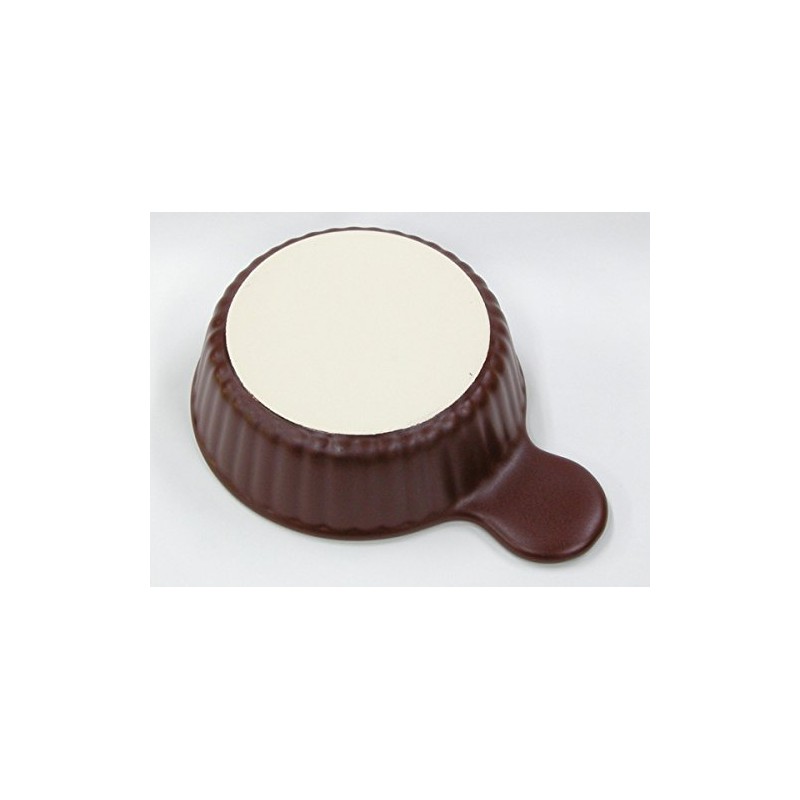 Reddish Brown One-Handed Ajillo Ajillo Pot, Diameter 5.9 inches (15