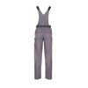 Planam 2331025 Size 25"Highline Dungarees - Zinc/Slate/Red