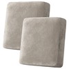 H.VERSAILTEX Velvet Stretch Couch Cushion Cover Plush Cushion Slipcover for