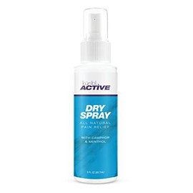 Kuribl Active Dry Spray - All Natural Pain Releif w/Camphor & Menthol 3 fl oz
