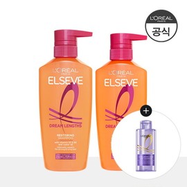 L'Oréal Paris Dream Length Shampoo + Conditioning Hair Pack (Increased) HA Shampoo Mini 80ml / 로레알파리 드림랭스 샴푸+컨디셔닝 헤어팩 (증)HA 샴푸 미니 80ml