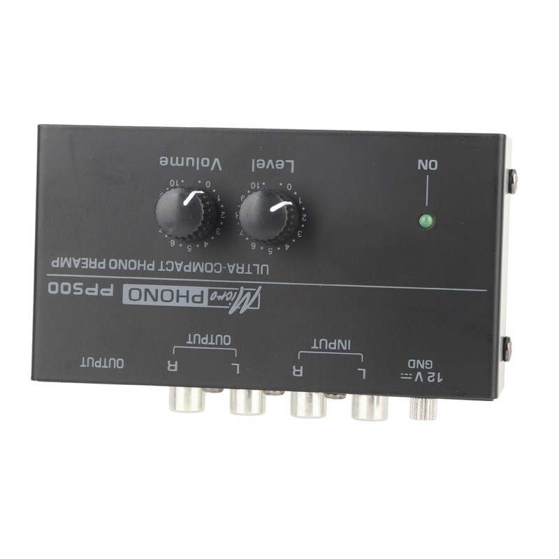 Phono Turntable Preamp Ultra Low Noise Independent Volume Control Phonograph
