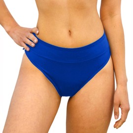 MYLILY Mid Waist Bikini Bottoms Women's Bottom Bikini Women's Swimwear Women's Swimming Trunks, royal, XXS
