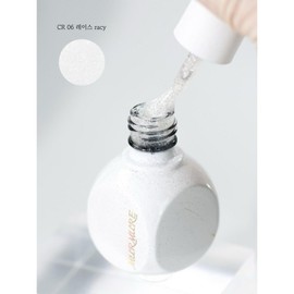 Murzel Crystal 10 types (single item) Glitter Mymurgel Gel Nail, 1 piece, 10g, CR 06 Lace / 뮤르젤 크리스탈 10종(단품) 글리터  뮤르뮤르 젤네일, 1개, 10g, CR 06 레이스