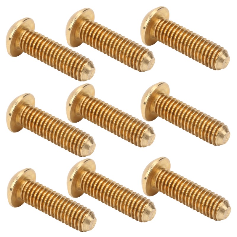 50Pcs Round Hex Socket Screw Copper Fastener Hardware Tools Industrial