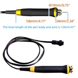 FIRElood Wire-Nib Type Replacement wood scorching pen Wood Burning Pyrography Pen for Wood Burning Pyrography Station drawing pens artists' pens paintbrush handles of metal