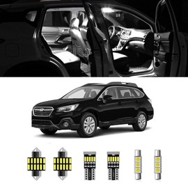 AWALITED 12pcs Outback Interior LED Lights Kit Super Bright LED Map Dome Light Bulbs for Subaru Outback 2014 2015 2016 2017 2018 2019 2020 all models