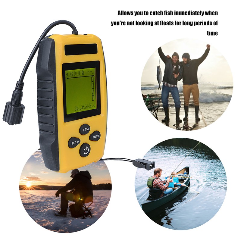 TL88E Portable Fishers Tackle Sonar Sensor Fishfinder Echo Sounder Fish