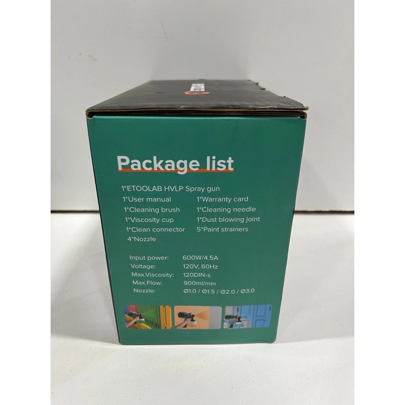 Rotary Etoolab ETB003 Green Black Corded Electric Rotary Polisher Paint