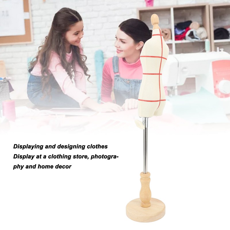 Female Mannequin Torso with Stand Adjustable Dress Form Dressmaker Sewing