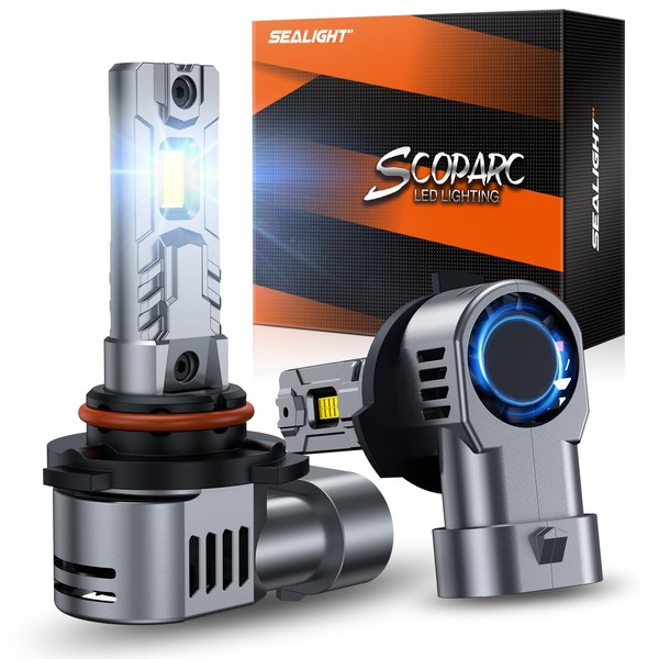 SEALIGHT 9005/HB3 Fog Lights Bulb, 40000LM High Power, 6500K Cool