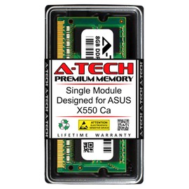 A-Tech 8GB RAM for ASUS X550 X550CA | DDR3 1600MHz SODIMM PC3-12800 204-Pin Non-ECC Memory Upgrade Module