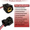 Engine Coolant Temperature Sensor 22630JA10A with 17" Wiring Harness PT2889