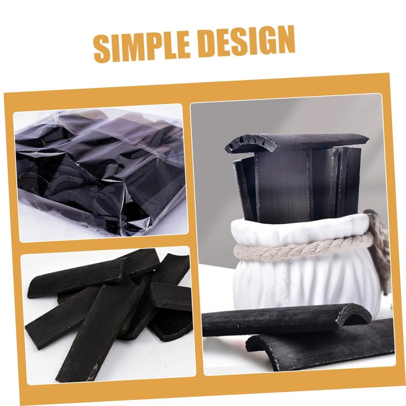 Mikinona Bamboo Charcoal Water Tablets Bamboo Slices Odor Absorber Multi-use