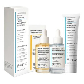 3pc Rutina Antiedad Sérum Crema Firme Reparar Piel Sana