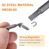 HARFINGTON 3pcs SL3.5 Slotted Screwdriver Bit 5/32" Hex Shank 28mm