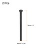 sourcing map 2pcs 3 Inch Door Hinge Pins, Removable Brushed