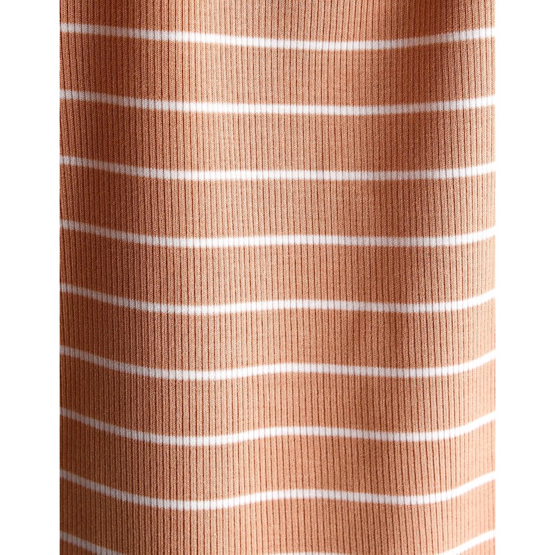 moimoln Ribbed Stripe Pajamas Viscose Snug-Fit Baby Toddler Boys Girls