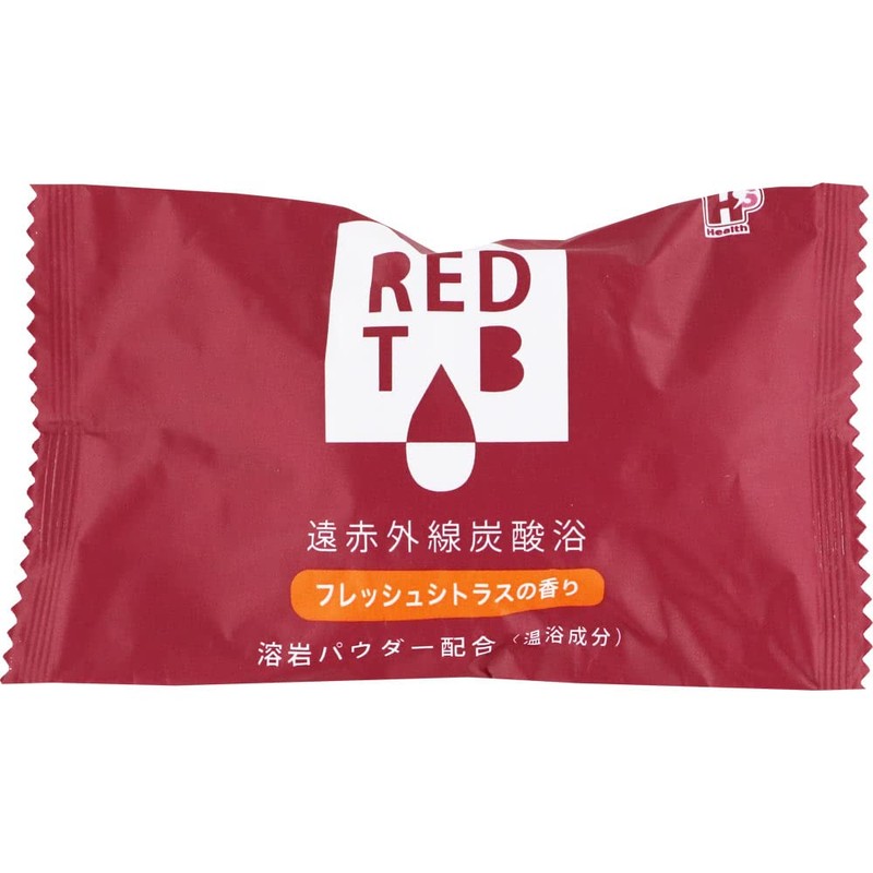 Health Bath Salts REDTAB Far Infrared Carbonated Bath, Fresh Citrus