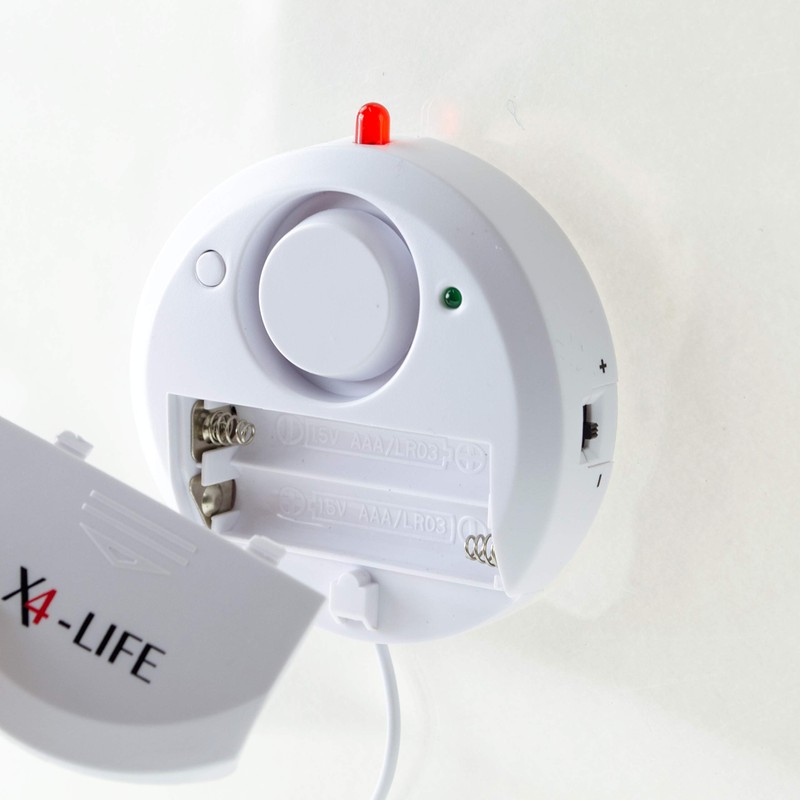 X4-LIFE Water Detector Water Alarm Set of 2 120 dB